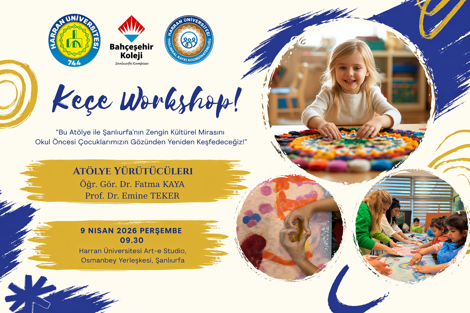 Keçe Workshop: Çocukların Gözünden Kültürel Mirasın Yeniden Keşfi